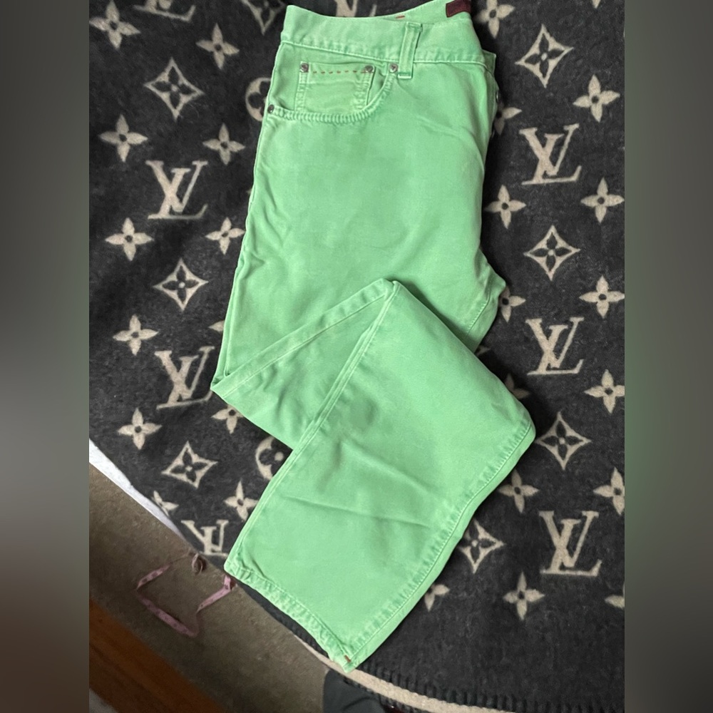 Isaia Mint Green Men's Pants